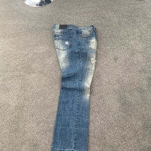Classic Blue Straight-Leg Jeans